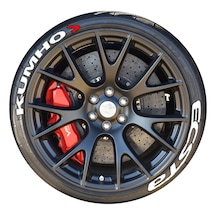 Kumho Ecsta Lastik Yazısı Araç Lastik Stickeri Büyük Boy 31mm