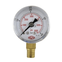 Simga 0-4 Bar Çap Ø40 Mm Alttan Bağlantılı Kuru Tip Manometre