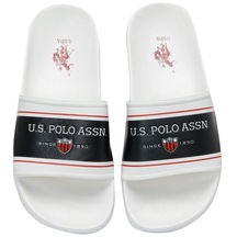 U.s Polo Assn. Rugby Gr 3fx Unisex Anatomik Taban Terlik Beyaz 36-40 001