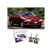 Mitsubishi Lancer Led Xenon Uzun + Kısa Far Ampulü H4 Mono Yeni Seri Beyaz 1993-1996