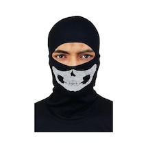 Belifanti Collection Unisex Siyah Kurukafa Termal Kar Maskesi İskelet Maske Beden Tek Siyah