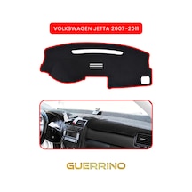 Volkswagen Jetta 2007-2011 Torpido Koruma Halısı Kırmızı Kenar