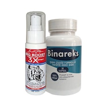 Etkılı50 Ml Bigboost Erkek 3xeffect Canlandirici Krem + Yanında 1 Kutu 30lu Binareks Erkek Pırostat