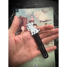 Sevimli Oturan Köpek Şeklinde Kitap Ayracı - Tatlı Köpek Kitap Ayracı