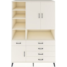 Kronos Dolap 8 Raflı 5 Çekmeceli 3 Kapaklı 132x59x195 Aytaşı-aytaşı/aytaşı Aytası/aytası