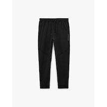 Koton Baskılı Paçası Lastikli Cepli Beli Bağcıklı Jogger Spor Eşofman Altı Siyah 7wam40077nk