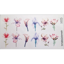 3D Çiçek Tırnak Dövmesi Tırnak StickerTırnak Tatto Nail art 1025