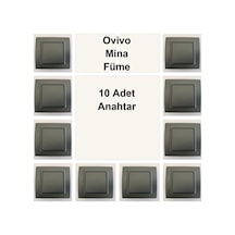 Ovivo Mina Füme 10 Adet Anahtar