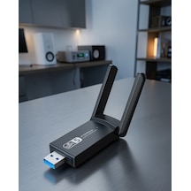 Usb 3.0 Girişli Wifi Alıcı 1200 Mbps Çift Bant Uczwifiadaptör2