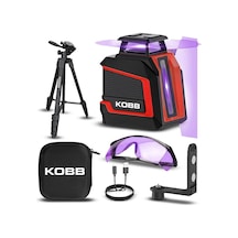 Kobb Kbl30p 3.7v Li-ion Yatay 360 Ve Dikey Otomatik Hizalamalı Mor Işık Profesyonel Lazer+tripod