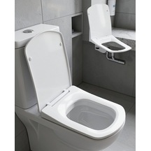 Universal Klozet Kapağı Yavaş Kapanan Soft Close Uczzzkareklozetkapağı-3 Beyaz