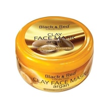 Black Red Killi Yüz Maskesi Argan