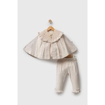 Melonika Tongs Baby 3'lü Takım 8014 Ekru Çok Renkli
