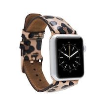 Apple Watch Uyumlu Deri Kordon 42-44-45mm Leopar Ne Diğer