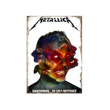 Metallica Poster Dekoratif Mdf Tablo 35 Cm X 50 Cm