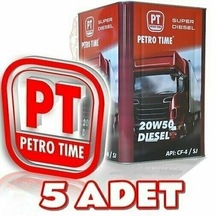Petro Time Turbo 20W-50 Motor Yağı 5 x 16 L