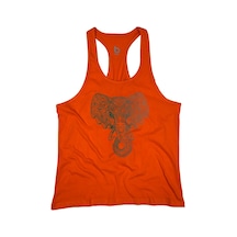 Bluu Ephantx Fitness Gym Tank Top Sporcu Atleti (532942047) Turuncu