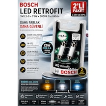 C5w 41mm 6000k Led Retrofit Cool White İç Aydınlatma Plaka Ampulü 2'li Paket
