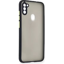 Newface Samsung Galaxy A11 Kılıf Montreal Silikon Kapak - Lacivert