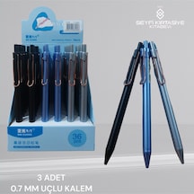 0.7 Mm Versatil Uçlu Kalem 3 Adet 8169 Çok Renkli