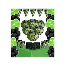 Yupi Parti Hulk 24 Lü Doğum Günü Seti Renkli Tüm Yaşlar