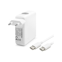 Laptop Adaptörü 85w 20.2v 4.3a Type-c Apple MacBook Dell Asus Beyaz Hd8899