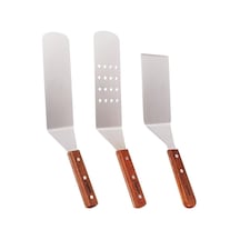 Pişirme Ve Izgara İçin Paslanmaz Çelik Spatula Seti
