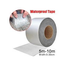 Su Geçirmez Bant Yüksek Sıcaklık Dayanımı Alüminyum Folyo Kalınlaştırmak Butil 5cm 1m