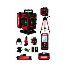 Dragro Drg-16 Premium 16 Köşe Tripodlu K Yeşil Lazer Hizalama Terazi 360 Mıknatıslı Çantalı + Lazer Metre