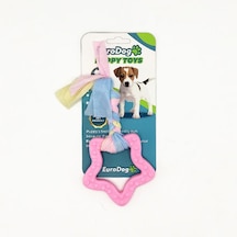 Eurodog - 472 - Puppy Toys Pembe Beşgen Diş - Edntrend - Kma Oyuncağı