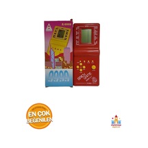 Nostaljik Tetris Gemboy Oyuncak - Eğlenceli Kırmızı Tasarım