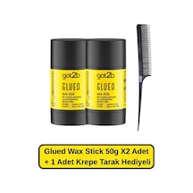 Got2b Glued Wax Stick 50 GR X2 Adet + 1 Adet Krepe Tarak Hediye