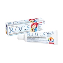 Rocs Çocuk Florürsüz Diş Macunu 3-7 Yaş 35 Ml Meyveli 2'li Ekonomik Paket Avantaj Paketi Mıchu