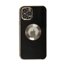 Apple iPhone  Uyumlu-  12 Pro Max Kılıf Store Silikon - Siyah