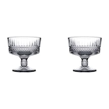 Paşabahçe 51749 Elysia Ayaklı Dondurmalık Kase 2 Li Şeffaf