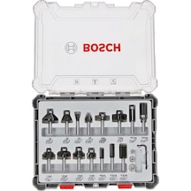 Bosch 15 Parça Karışık 8 MM (Pro) Freze Seti - 2607017472