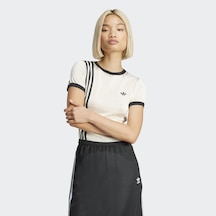 Adidas Originals Stripe Kadın Krem Tişört Jj0961 Krem
