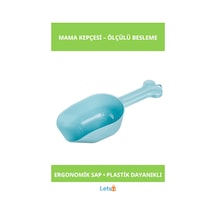 Ergonomik Kemik Şeklinde Dayanıklı Plastik Kedi Ve Köpek Mama Kepçesi