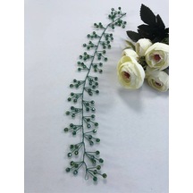 FdayAksesuar Yeşil Kritalli Saç Ve Türban Aksesuarı FRDY31294