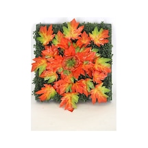 Yapay Çiçek Deposu Yapay Dikey Bitki Hazır Duvar Paneli 55 Cm X 55 Cm Model 11