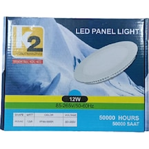 12W YUVARLAK LED PANEL BEYAZ
