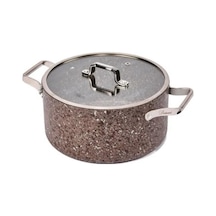 Brioni Stone Age Terra 24cm Derin Tencere Sht-132 Kahverengi