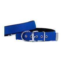 Doggie Konfor Dokuma Boyun Tasması Royalblue 2,5x37 45 Cm Çok Renkli