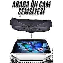 Güneş Önleyici Katlanabilir Oto Araba Güneşlik Şemsiye Tip Ön Cam - Lisinya