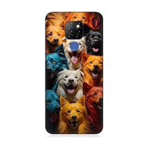 General Mobile Gm 20 Uyumlu Sevimli Köpekler Desenli Silikon Kılıf