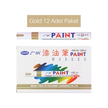 Paint Marker Epoksi Varak Kalem 12 Adet Gold