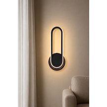 Haris Modern Led Duvar Apliği Günışığı Siyah