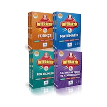 Paraf 8. Sınıf İnteraktif Soru Kütüphanesi 4 Kitap Seti