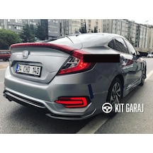 Kit Garaj Honda Civic Fc5 Turbo Arka Tampon Ek Arka Ek 2016-2021 Boyasız