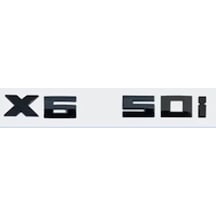Bmw Uyumlu X6 50i Siyah Yazı